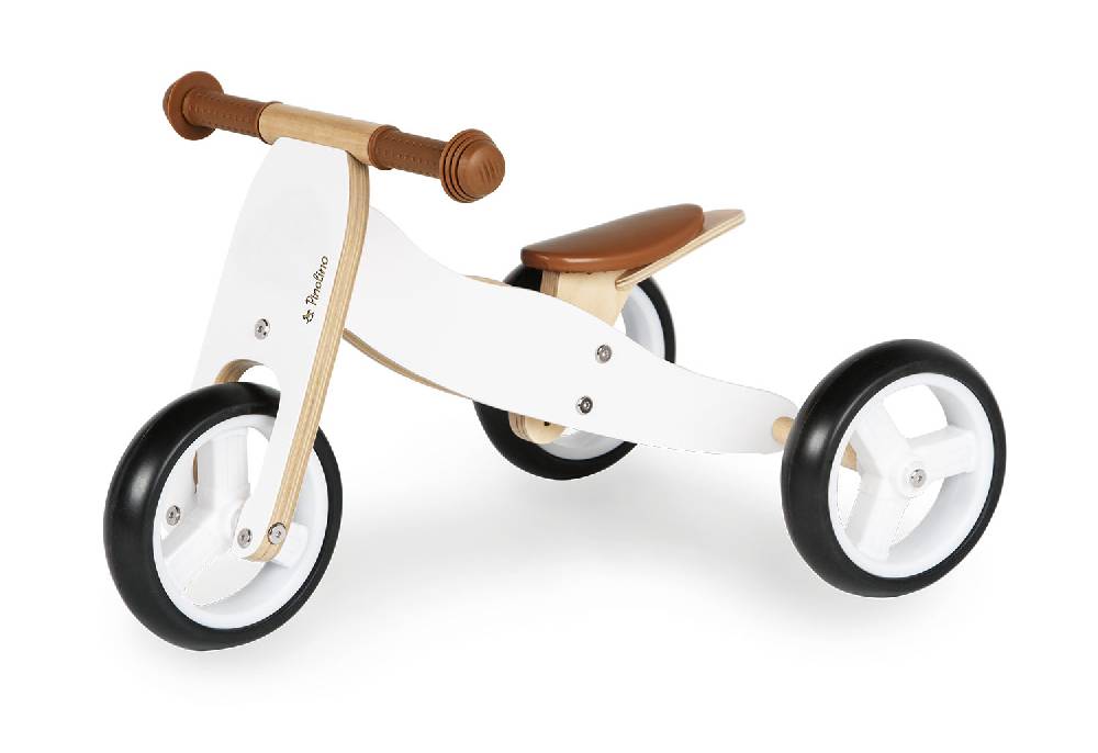 Pinolino Mini-Laufdreirad 'Charlie', weiß/natur - 2. Wahl Black Friday