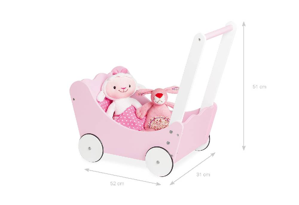 Pinolino Puppenwagen 'Jasmin', 4-tlg. - 2. Wahl Valentinstagsangebot