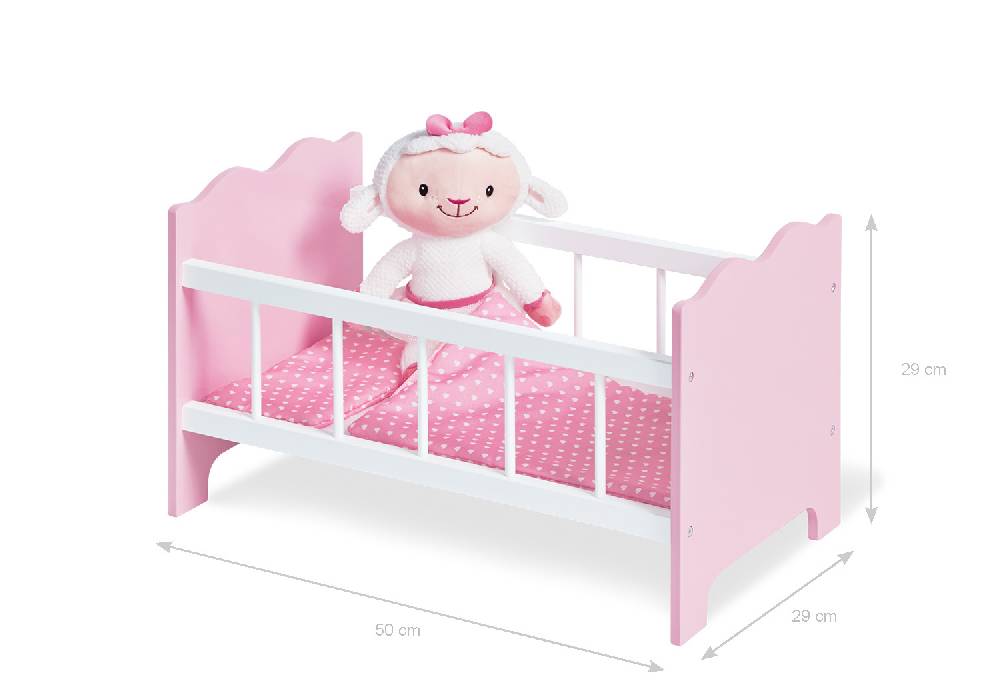 Pinolino Puppenbett 'Jasmin', 4-tlg. - 2. Wahl Lagerräumung