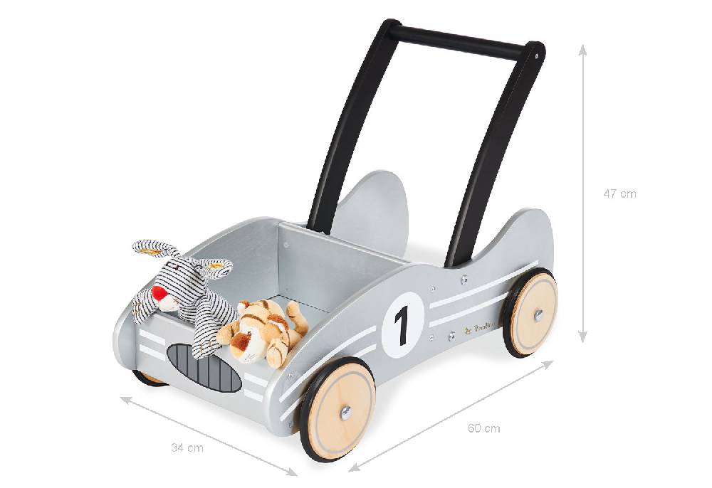 Pinolino Lauflernwagen 'Kimi', silber - Auslaufartikel Bestseller