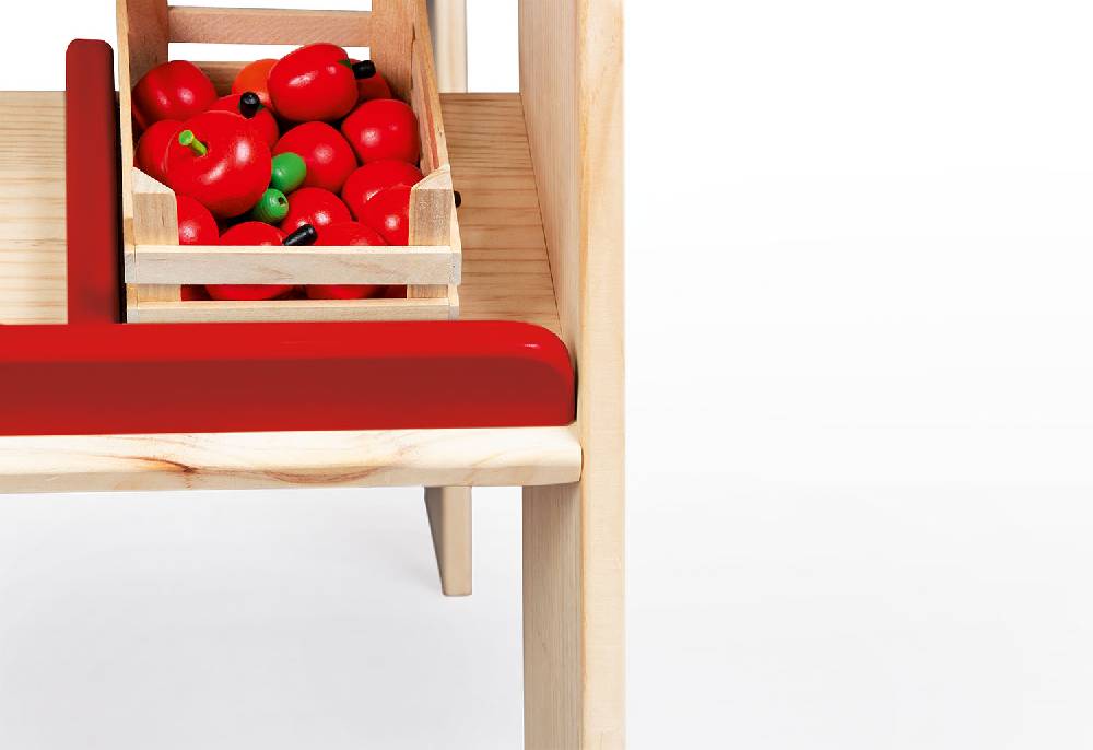 Pinolino Marktstand 'Lucy', rot - Schnäppchenartikel Riesige Ersparnisse