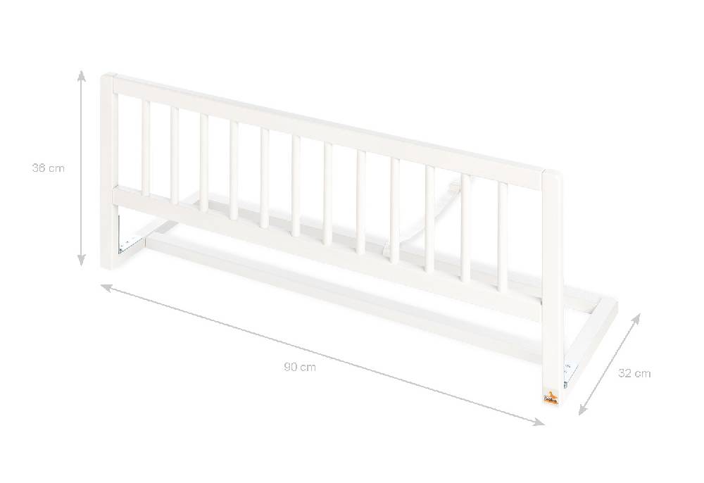 Pinolino Bettschutzgitter 'Classic', weiß lackiert - Schnäppchenartikel Begrenzte Freigabe