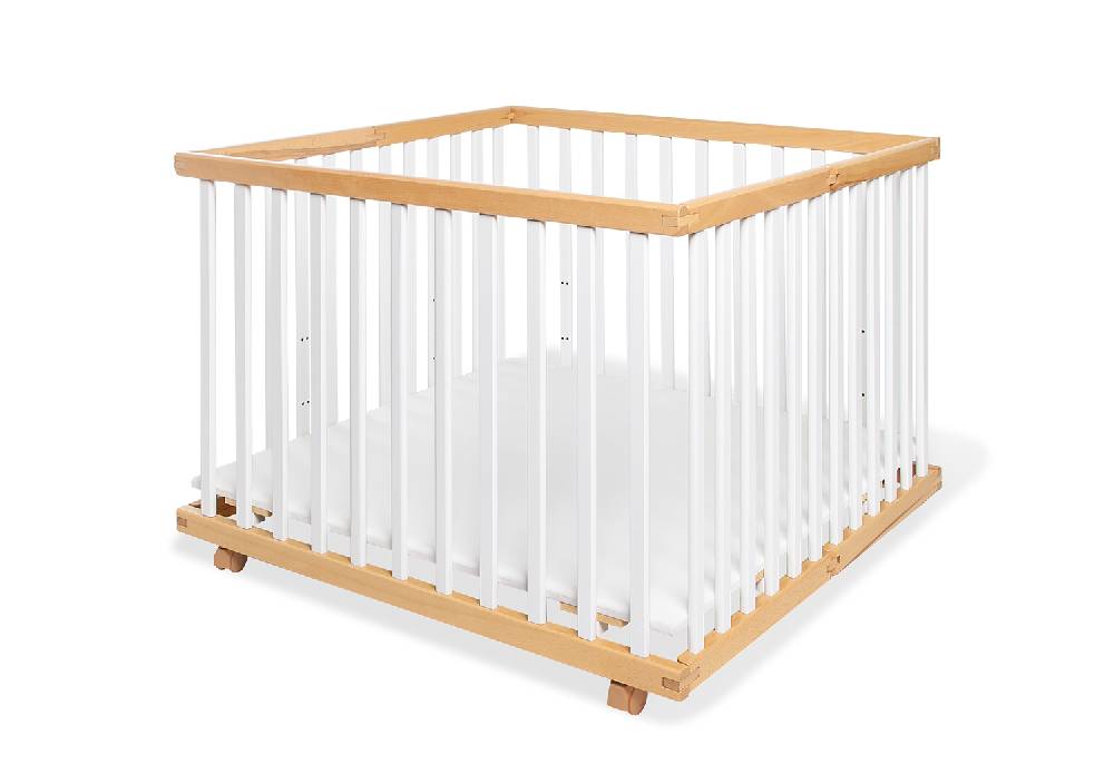 Pinolino Laufgitter 'Lexus' groß, faltbar, weiß/natur - Auslaufartikel Pinolino Laufgitter 'Lexus' groß, faltbar, weiß/natur - Auslaufartikel