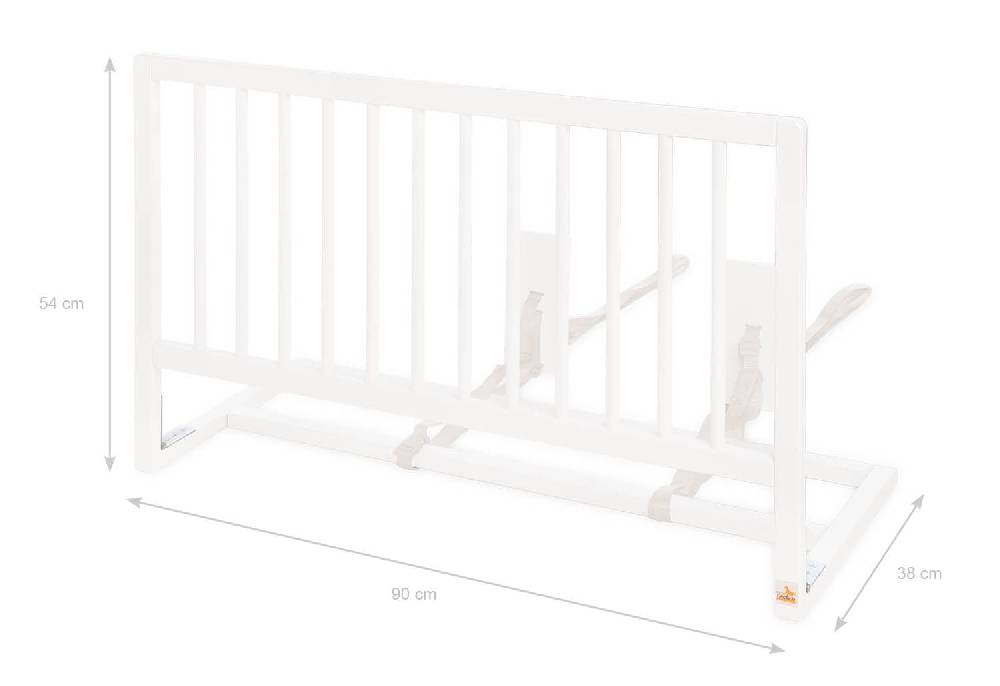 Pinolino Bettschutzgitter für Boxspringbetten 'Classic', weiß lackiert - Auslaufartikel Zeitbegrenzte Promotion