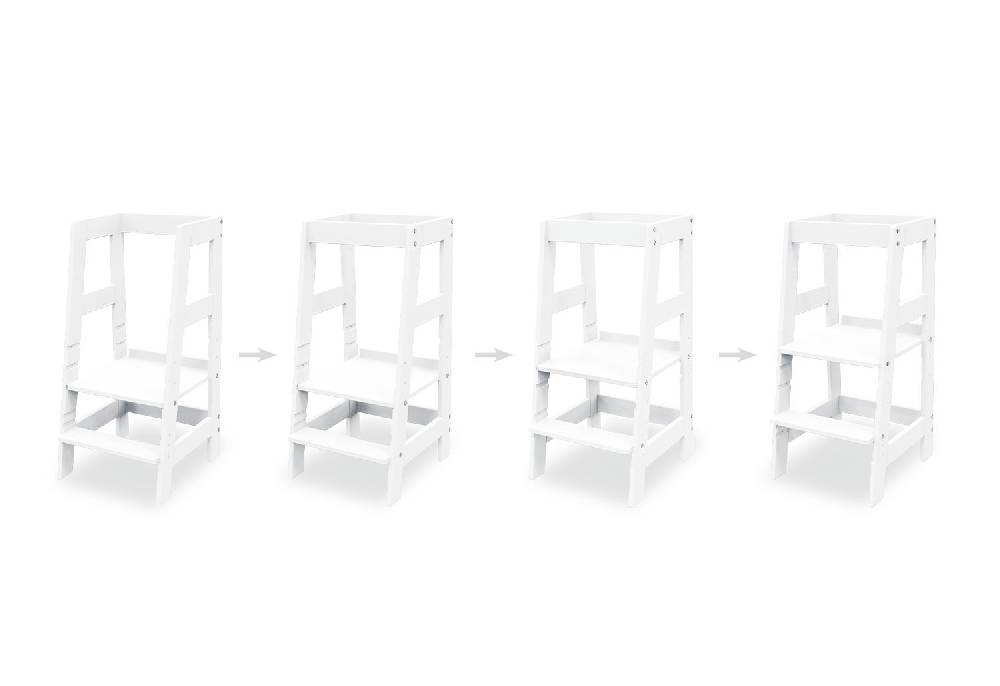 Pinolino Lernturm 'Fino', weiß lackiert - Qualitätsmuster Bis zu 60% Rabatt