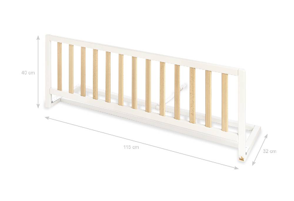 Pinolino Bettschutzgitter 'Comfort', weiß/natur - Schnäppchenartikel Bis zu 65% Rabatt