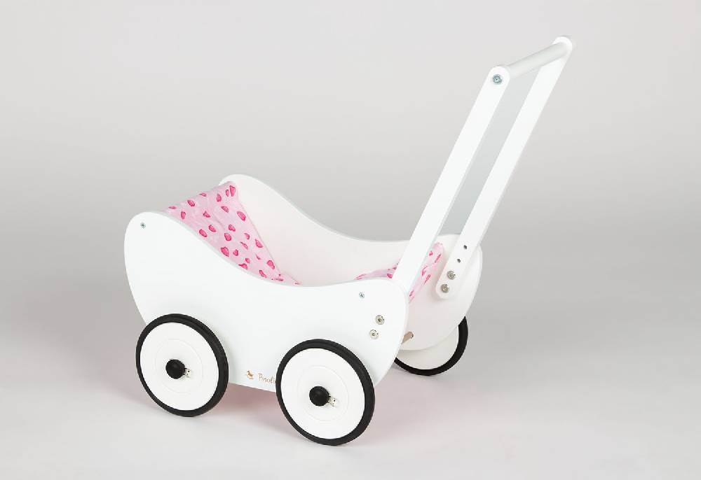 Pinolino Puppenwagen 'Trixi', weiß, 2-tlg. - 2. Wahl Günstiger Verkauf