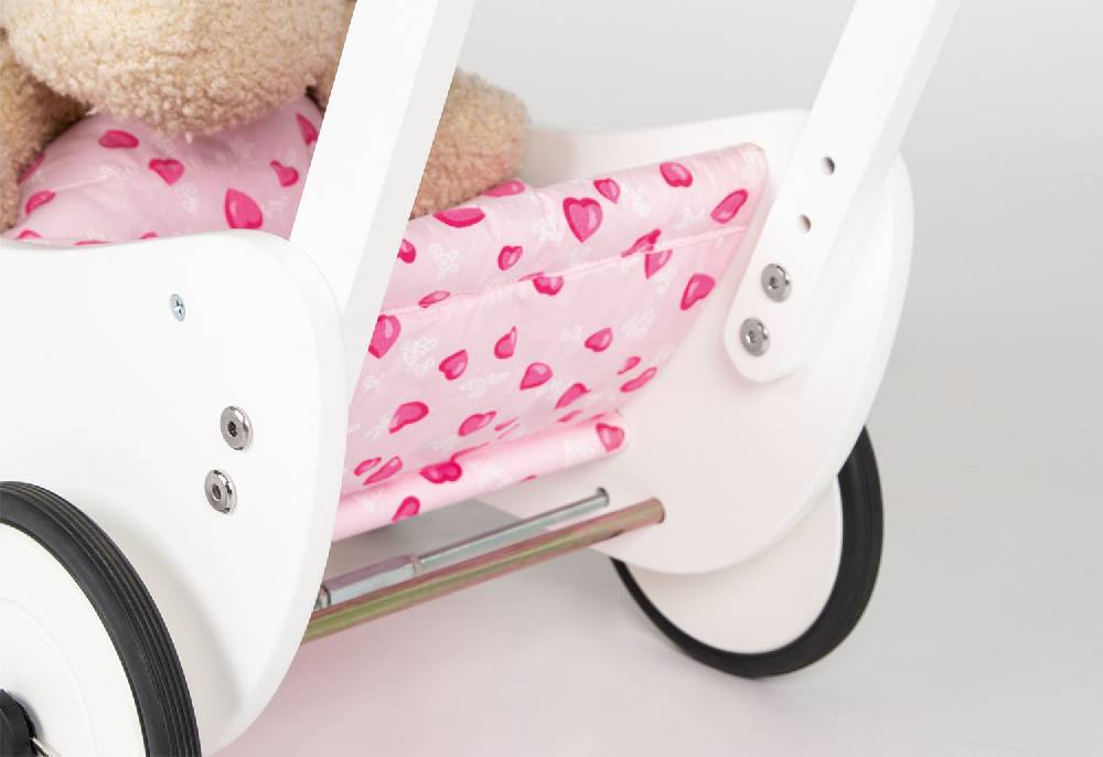 Pinolino Puppenwagen 'Trixi', weiß, 2-tlg. - 2. Wahl Günstiger Verkauf