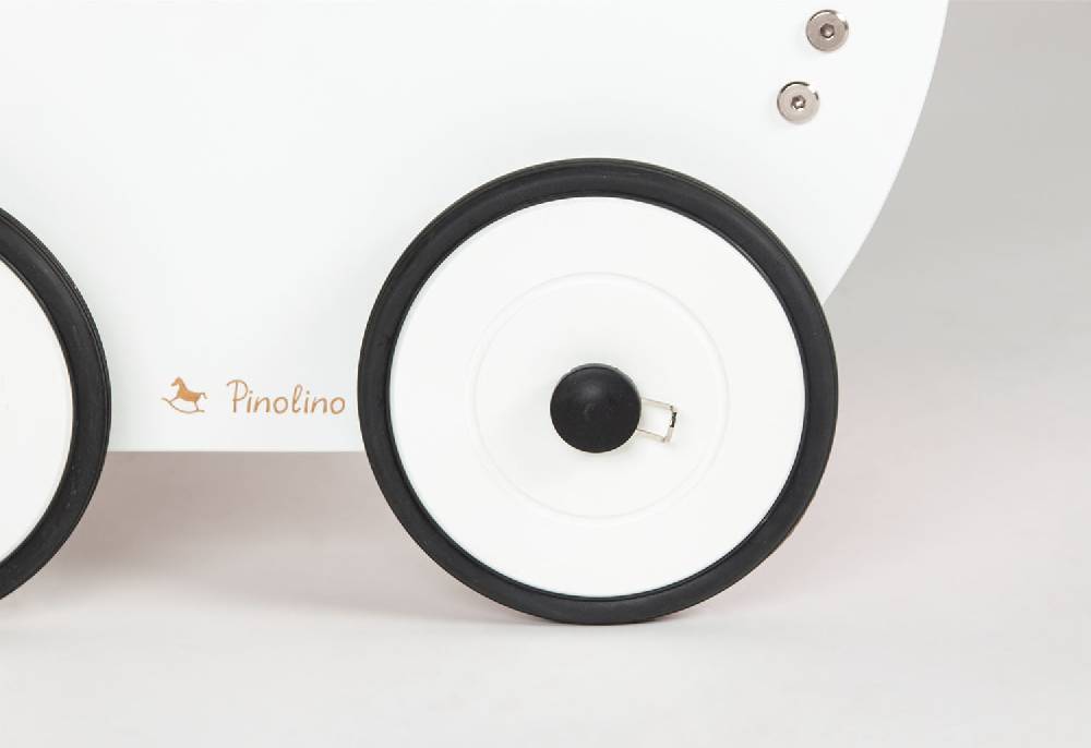 Pinolino Puppenwagen 'Trixi', weiß, 2-tlg. - 2. Wahl Günstiger Verkauf