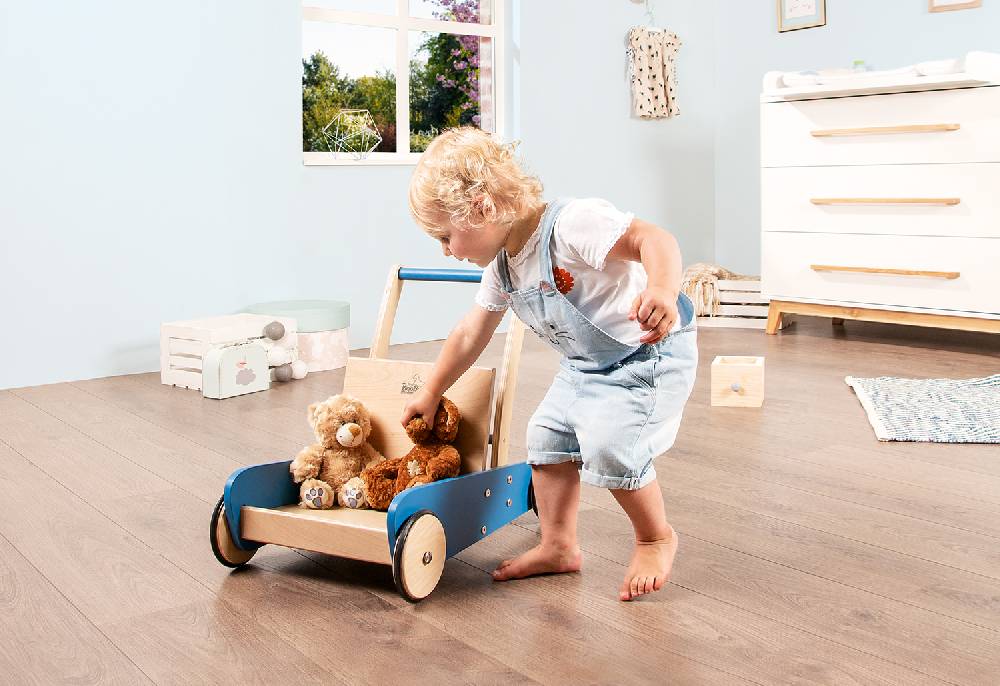 Pinolino Lauflernwagen 'Mats', blau - Schnäppchenartikel Kostenloser Versand