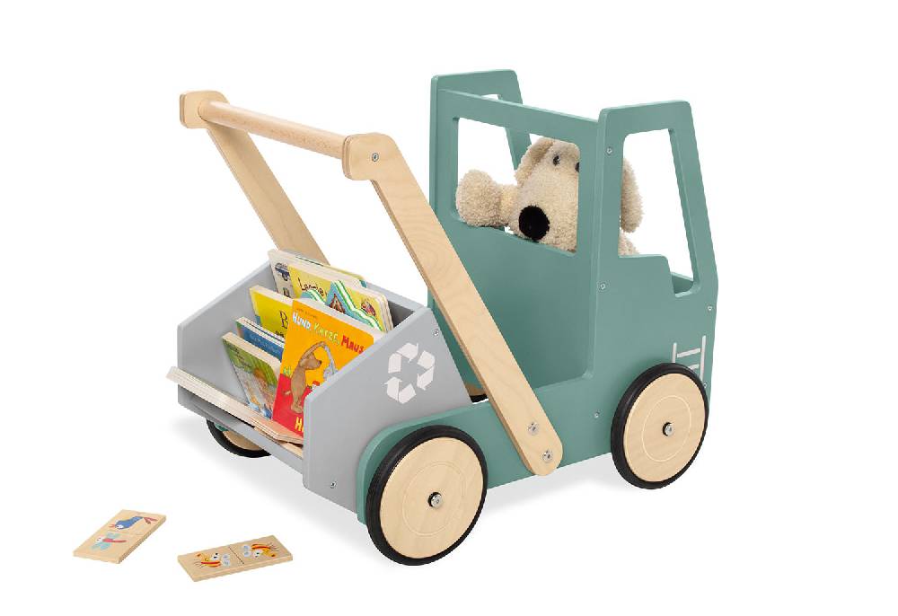 Pinolino Lauflernwagen 'Kipplaster Fred', grün - Schnäppchenartikel Fabrik Onlineshop