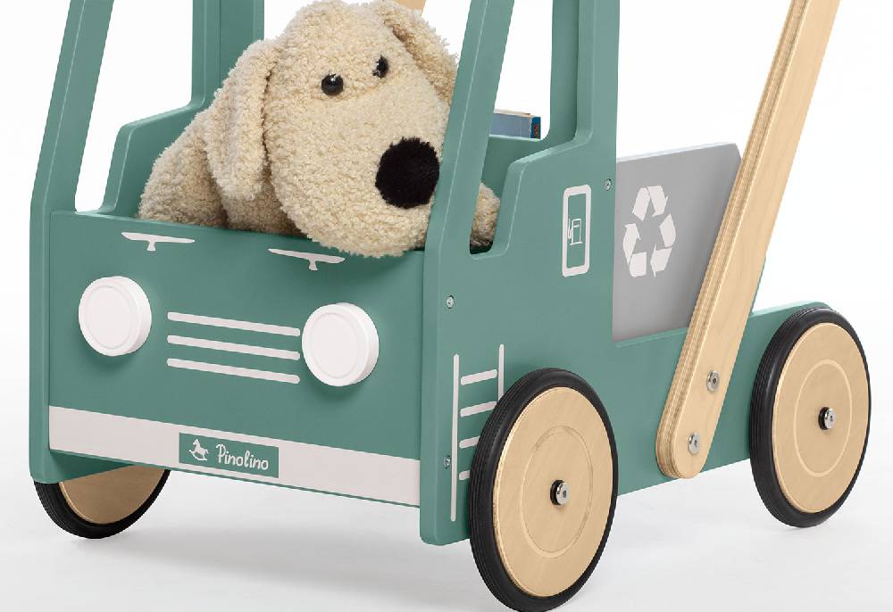 Pinolino Lauflernwagen 'Kipplaster Fred', grün - Schnäppchenartikel Fabrik Onlineshop