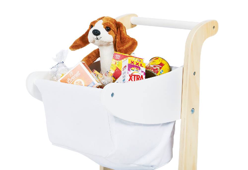 Pinolino Einkaufswagen 'Erna', weiß - Auslaufartikel Fabrikpreis