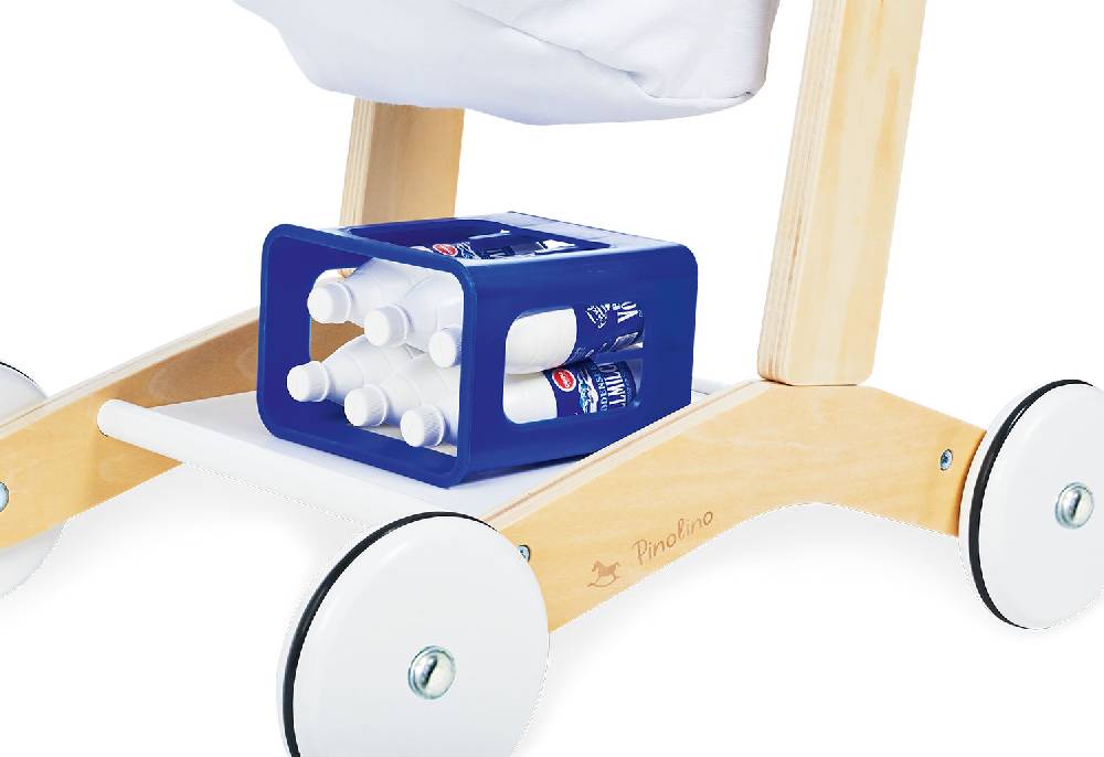 Pinolino Einkaufswagen 'Erna', weiß - Auslaufartikel Fabrikpreis