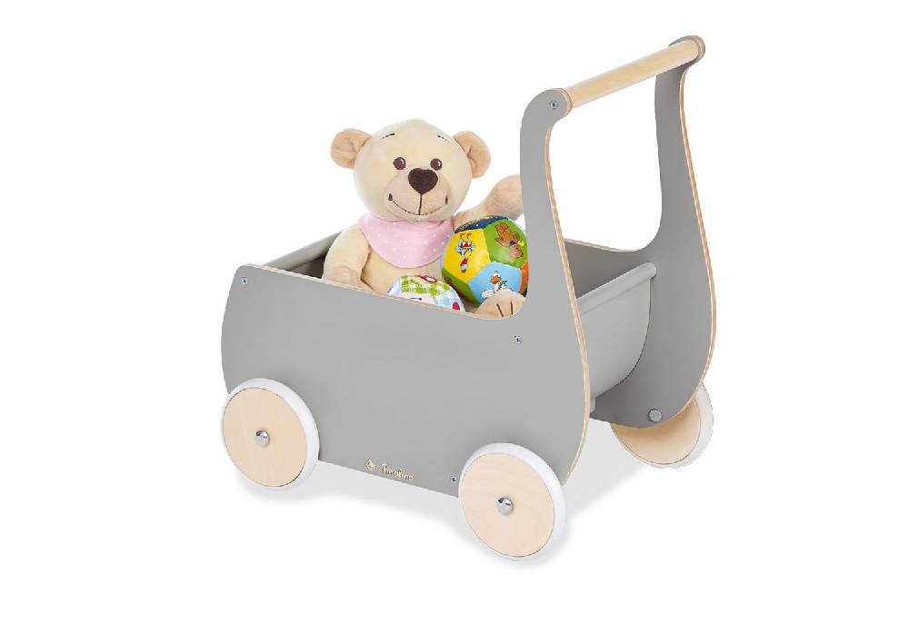Pinolino Puppenwagen 'Mette', grau - Auslaufartikel