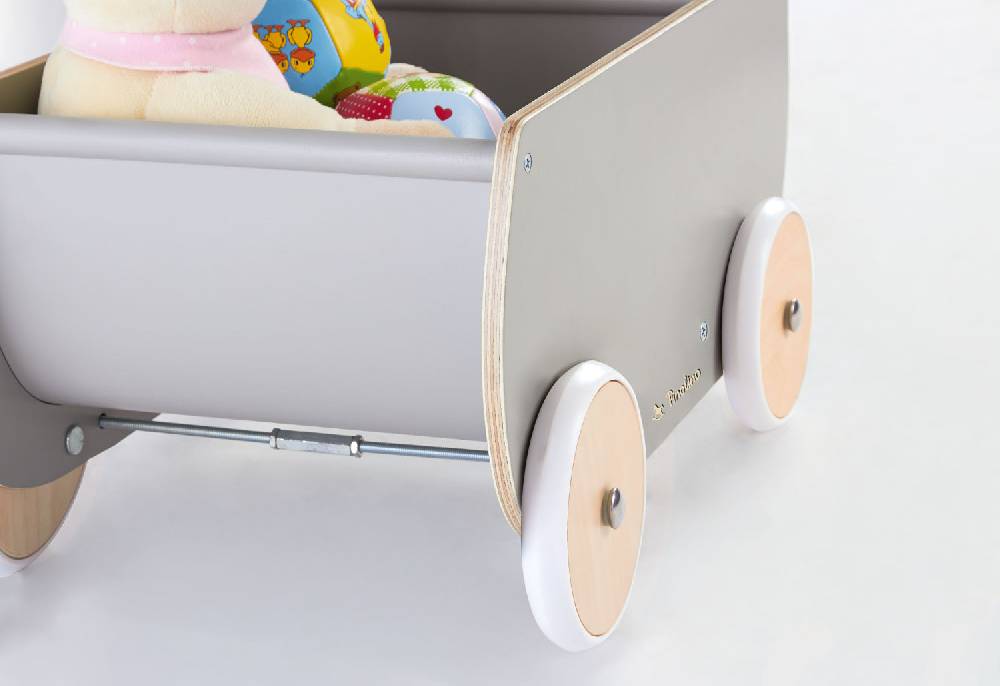 Pinolino Puppenwagen 'Mette', grau - Auslaufartikel Großer Ausverkauf