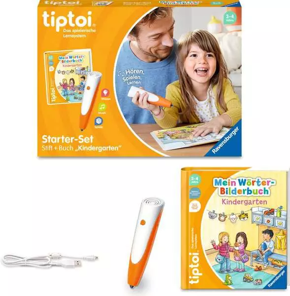 Ravensberger Matratzen tiptoi® Starter-Set: Stift und Wörter-Bilderbuch Kindergarten Sonderangebot der Fabrik