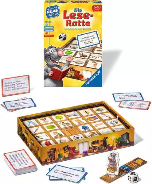 Ravensberger Matratzen Die Lese-Ratte - Kinderspiel ab 6 Jahren Nur noch ein Tag übrig