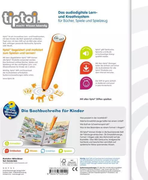 Ravensberger Matratzen tiptoi® Wieso? Weshalb? Warum? Die Welt der Fahrzeuge Riesige Rabatte