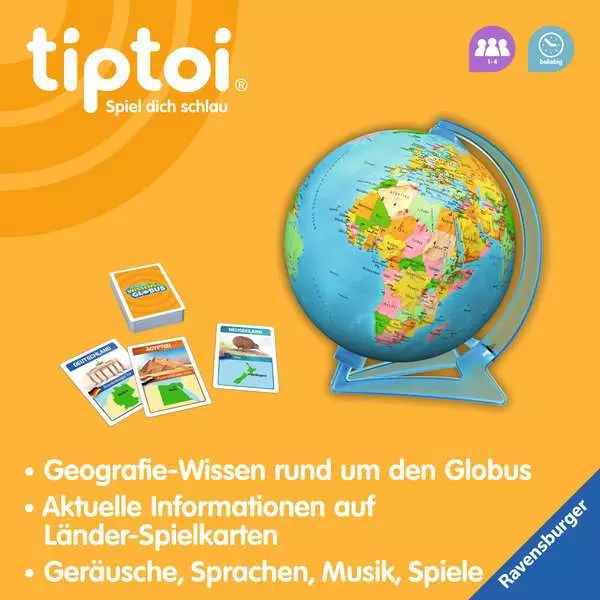 Ravensberger Matratzen tiptoi® Der interaktive Wissens-Globus Fabrikladen