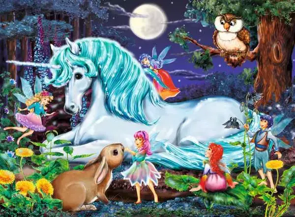Ravensberger Matratzen Kinderpuzzle ab 6 Jahren - Im Zauberwald - 100 Teile zollfrei