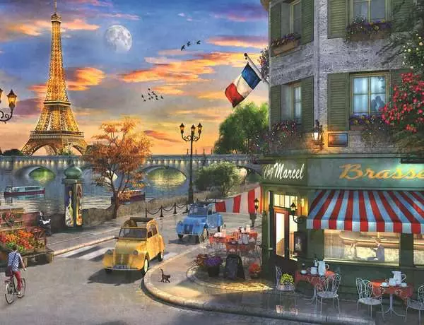 Ravensberger Matratzen Puzzle 2000 Teile - Romantische Abendstunde in Paris 2025