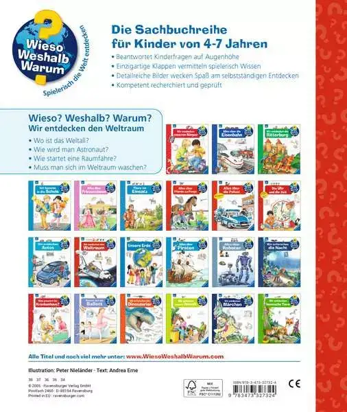 Ravensberger Matratzen Ravensburger Wieso? Weshalb? Warum?, Band 32: Wir entdecken den Weltraum im Angebot