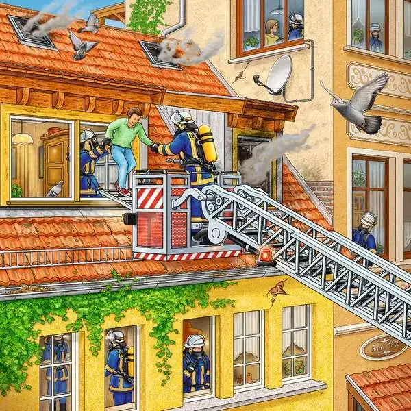 Ravensberger Matratzen Kinderpuzzle ab 5 Jahren - Feuerwehreinsatz - 49 Teile Günstig kaufen