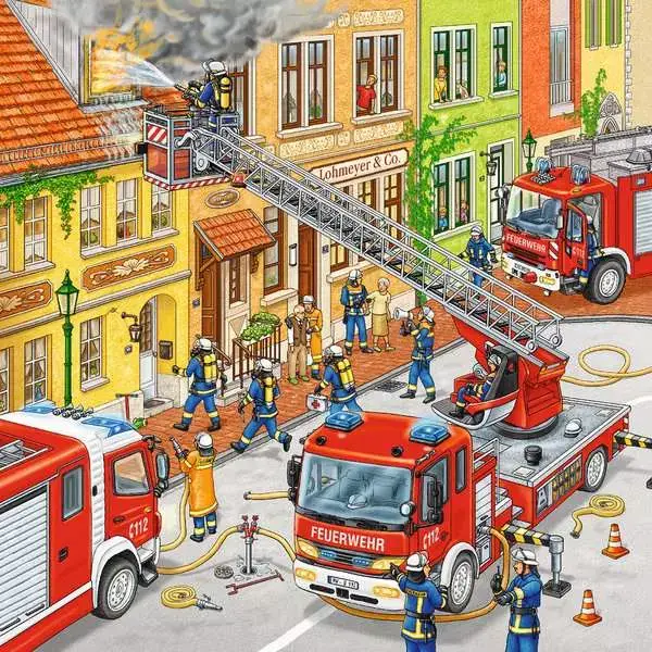 Ravensberger Matratzen Kinderpuzzle ab 5 Jahren - Feuerwehreinsatz - 49 Teile Günstig kaufen