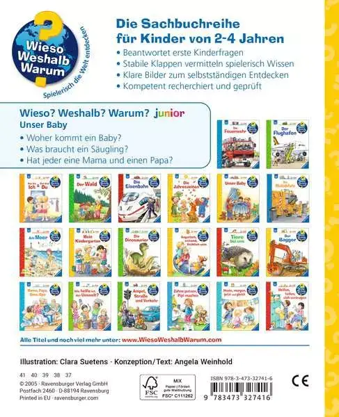 Ravensberger Matratzen Ravensburger Wieso? Weshalb? Warum? junior, Band 12: Unser Baby Black Friday