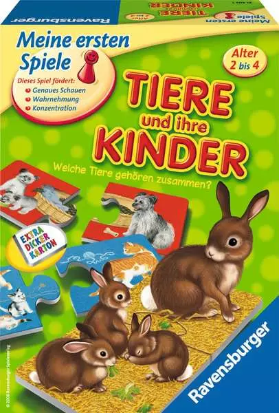Ravensberger Matratzen Tiere und ihre Kinder - Kinderspiel ab 2 Jahren Osterangebot