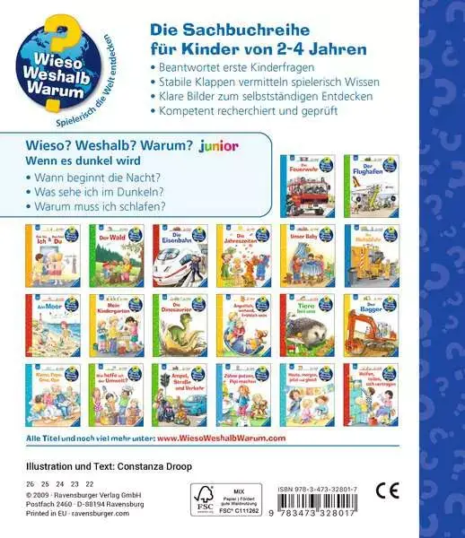 Ravensberger Matratzen Ravensburger Wieso? Weshalb? Warum? junior, Band 28: Wenn es dunkel wird Muttertagsangebot