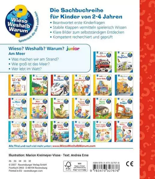 Ravensberger Matratzen Ravensburger Wieso? Weshalb? Warum? junior, Band 17: Am Meer Valentinstagsangebot
