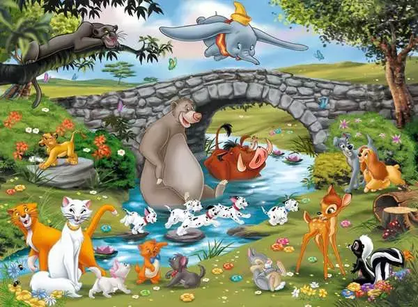 Ravensberger Matratzen Kinderpuzzle ab 6 Jahren - Die Familie der Animal Friends - 100 Teile Heißer Verkauf