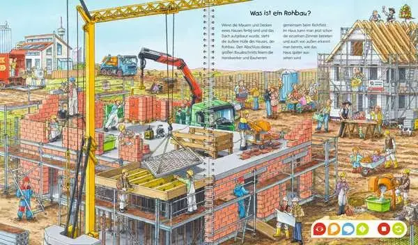 Ravensberger Matratzen tiptoi® Wieso? Weshalb? Warum? Komm mit auf die Baustelle Super Sparpreis