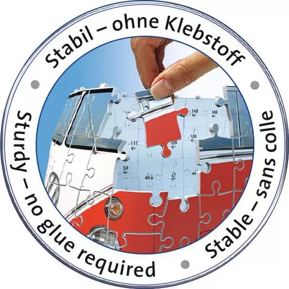 Ravensberger Matratzen 3D Puzzle Volkswagen T1 Kostenlose Rückgabe