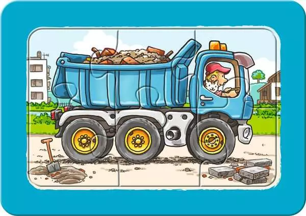 Ravensberger Matratzen Kinderpuzzle ab 2 Jahren - Bagger, Traktor und Kipplader - 6 Teile Neueste Stile