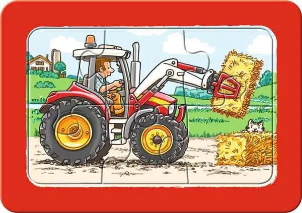 Ravensberger Matratzen Kinderpuzzle ab 2 Jahren - Bagger, Traktor und Kipplader - 6 Teile Neueste Stile