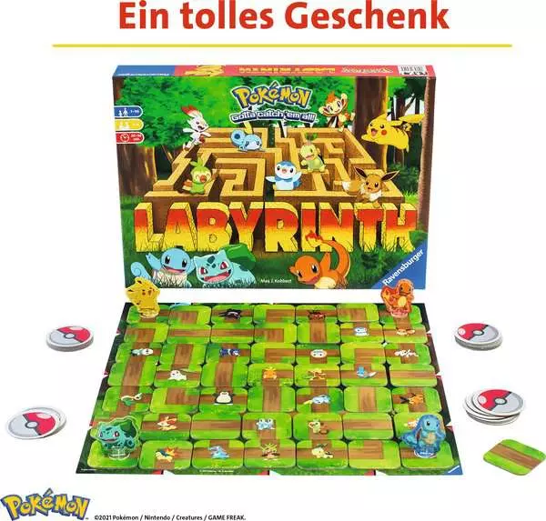 Ravensberger Matratzen Pokémon Labyrinth - Spiel ab 7 Jahren Kostenloser Versand international
