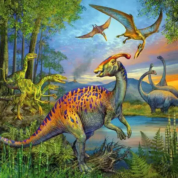 Ravensberger Matratzen Kinderpuzzle ab 5 Jahren - Faszination Dinosaurier - 49 Teile Bis zu 50% Rabatt