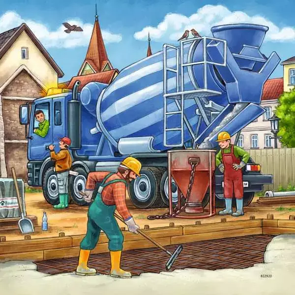 Ravensberger Matratzen Kinderpuzzle ab 5 Jahren - Große Baufahrzeuge - 49 Teile Bis zu 55% Rabatt