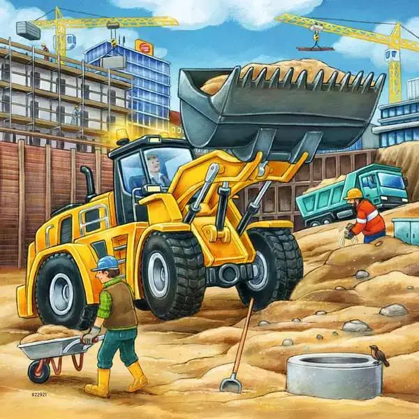 Ravensberger Matratzen Kinderpuzzle ab 5 Jahren - Große Baufahrzeuge - 49 Teile Bis zu 55% Rabatt