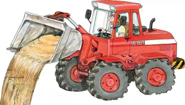 Ravensberger Matratzen Kinderpuzzle ab 3 Jahren - Mein Bagger - 15 Teile Kostenloser Versand international