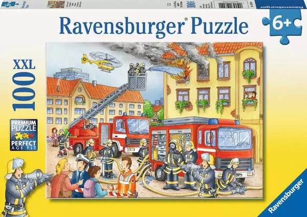 Ravensberger Matratzen Kinderpuzzle ab 6 Jahren - Unsere Feuerwehr - 100 Teile Begrenzt auf 3 Tage