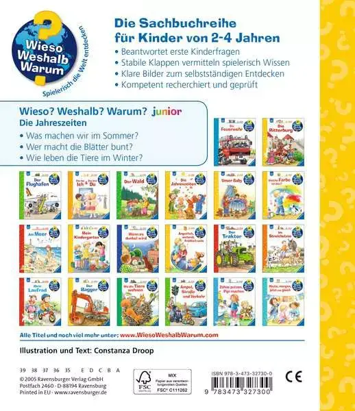 Ravensberger Matratzen Ravensburger Wieso? Weshalb? Warum? junior, Band 10: Die Jahreszeiten im Angebot