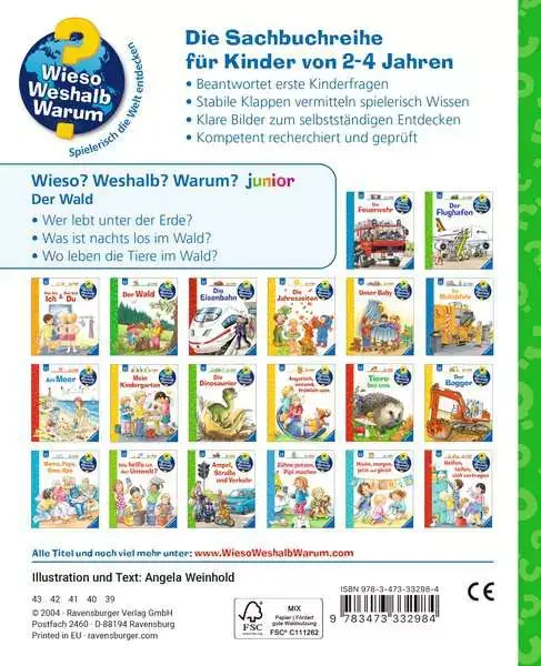 Ravensberger Matratzen Ravensburger Wieso? Weshalb? Warum? junior, Band 6: Der Wald Versandkostenfrei
