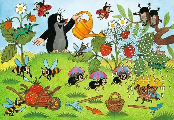 Ravensberger Matratzen Kinderpuzzle ab 4 Jahren - Der Maulwurf im Garten - 24 Teile Black Friday