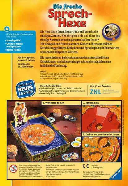 Ravensberger Matratzen Die freche Sprech-Hexe - Kinderspiel ab 4 Jahren Jubiläumsangebot