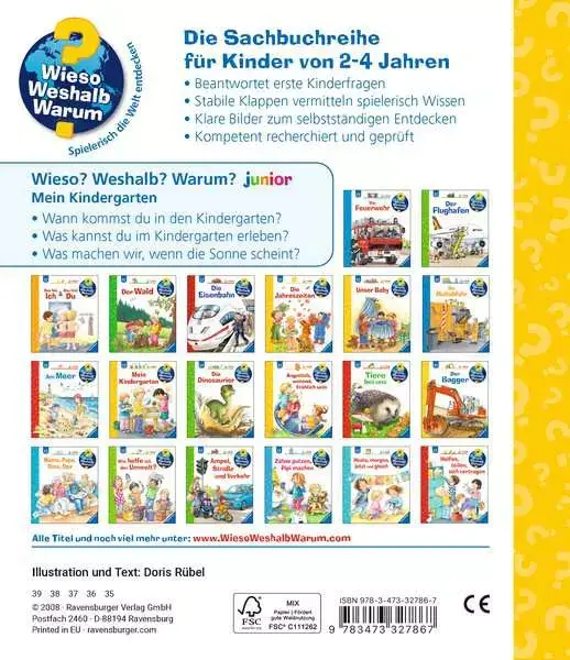 Ravensberger Matratzen Ravensburger Wieso? Weshalb? Warum? junior, Band 24: Mein Kindergarten Lagerräumung