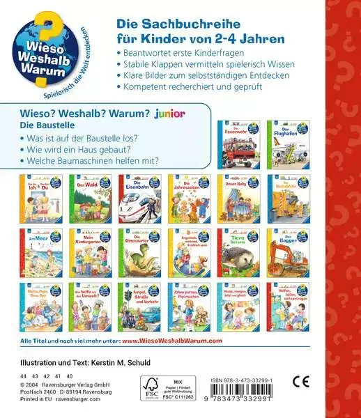Ravensberger Matratzen Ravensburger Wieso? Weshalb? Warum? junior, Band7: Die Baustelle Top Angebot